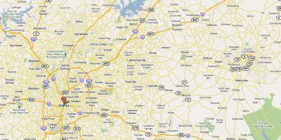 نقشه از Atlanta ga