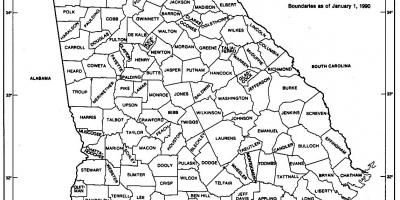 Georgia state نقشه